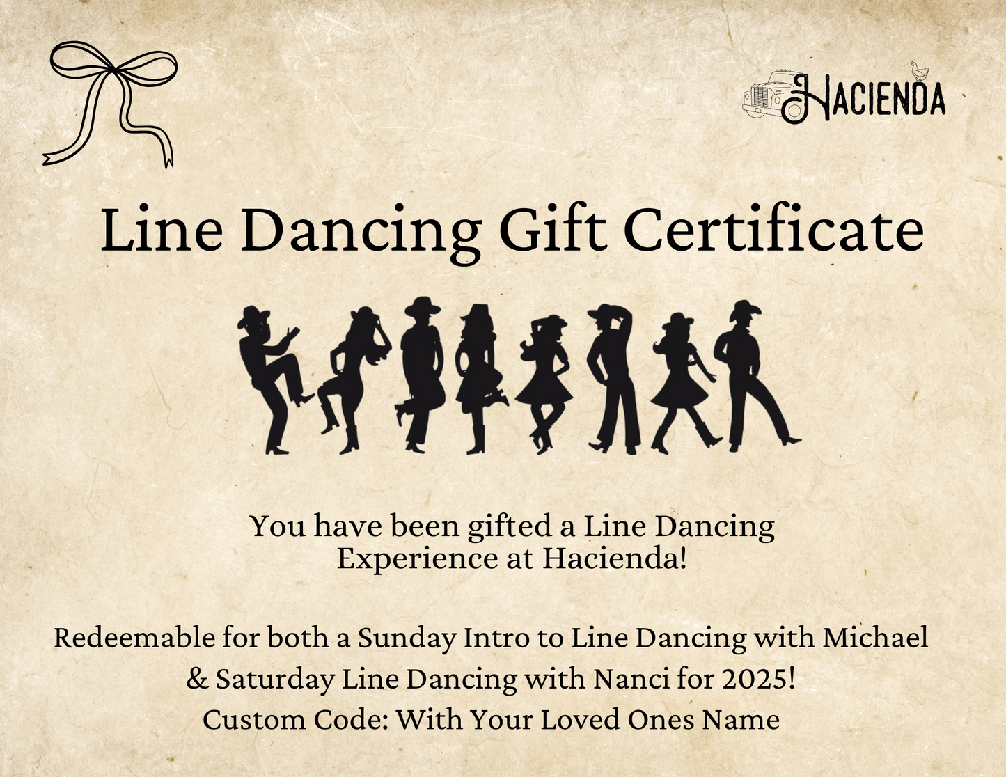Line Dancing Gift!
